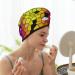 Colorful Tie Dye Microfiber Hair Towel - Super Absorbent & Quick Dry Coral Velvet Wrap for Long Curly Thick Hair - Perfect for Women - Buy Online on GoSupps.com