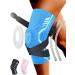 VAIIO Knee Braces for Knee Pain New quadruple Spring Support Technology Knee Compression Sleeve for Men and Women Knee Pads for Meniscus Tear ACL Arthritis Joint Pain Relief (Blue L)