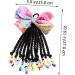 FRCOLOR Children's Dreadlocks Ponytail Hair for Braiding Braids Hair Extension Ponytail Hair Extensions Beaded Hair Extension Wig High Temperature Wire Extend Miss Bow Tie - Buy Online on GoSupps.com