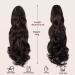 Dcbaboo Ponytail Extension Curly 18inch Claw Clip in Ponytail Hair Extensions Long Wavy Synthetic Pony tails Natural Wave One Piece Hairpiece Fake Ponytail for Women Medium Brown 18 inch 140g Medium Brown - Buy Online on GoSupps.com