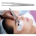Ohsilv Silver Tone Stainless Steel 3.5" Length Tweezer for Eyebrow - Buy Online on GoSupps.com