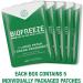 Biofreeze Patches (5 Large Size) Penetrating Pain Relief for Sore Muscles Arthritis Backaches and Sore Joints Fast Acting Long Lasting Cooling Menthol Formula Mess Free Application Flexible Fabric for Comfort  - Buy Online on GoSupps.com