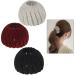 3Pcs Bird Nest Hair Clips Hair Accessories for Women and Girls Velvet Expandable Bun Fixed Hair Claw Vintage Retractable Ponytail Holder Hairpin Buckles (Color-8)