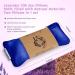 MONAHITO Lavender-Infused Weighted Eye Pillows for Relaxation - Pack of 2 Blue | Ideal for Yoga, Spa, Meditation | Hot and Cold Therapy Eye Mask for Women/Men - Buy Online on GoSupps.com