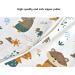 Chilsuessy Baby Sleeping Bag with Feet 1.5 Tog | Jungle Animals | 100% Cotton | Infant Toddler Wearable Blanket | 70/1-2 years - Buy Online on GoSupps.com