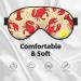 Lobster & Crab Print Soft Eye Mask - Sleep Mask for Men & Women | Travel Essentials - Buy Online on GoSupps.com