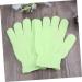 HAPINARY Exfoliate Glove Pair Exfoliating Bath Gloves Nylon Shower Gloves Body Scrub Exfoliator Bath Towel Take a Bath Exfoliating Mitts medium Green - Buy Online on GoSupps.com