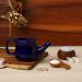 HealthGoodsIn Ceramic Neti Pot Spill Proof with 5 Sachet Neti Salt Microwave Safe - Violet Color - Buy Online on GoSupps.com