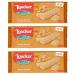 Loacker Pack of 3 classic waffles with peanut cream 175 g