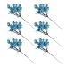 DECHOUS 30 Pcs Berry Bunch Cuttings Diy Berry Decor Holly Berries for Crafts Xmas Decoration Christmas Holly Berries Faux Red Berries Christmas Tree Decorations Artificial Reward Plastic Bluex5pcs 30x10cmx5pcs