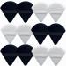12Pcs Triangle Powder Puff, Velvety Powder Puffs for Face Powder, Makeup Puff with the Pointed Corners to Get in Under Eyes and Tzones, Velour Puff Makes Your Makeup Flawless.