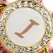 Gold Baby Pacifier Set | Rhinestone Lightweight Pacifier for Babies 6-18 Months | Cute Home Use Gift (Letter I) - Buy Online on GoSupps.com