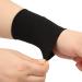Compression Wrist Brace - Pain Relief Support Sleeve for Tendonitis Carpal Tunnel & Arthritis - Soft Breathable & Skin-Friendly - 1 Pair - Black - Buy Online on GoSupps.com