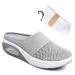 Air Cushion Slip On Walking Shoes Orthopedic Diabetic Walking Shoes for Women Mesh Orthopedic Diabetic Walking Shoes 5 Grey