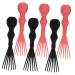 FRCOLOR 6pi ces Outils De Nettoyage Pour Peignes Accessoires De Coiffure Avec Griffes De Nettoyage Lot De Noirs Et Roses