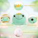 JUNERAIN Super Soft Frog Plush Stuffed Animal Hugging Pillow - 35cm Mint Green | Adorable Toy Gift for Kids, Toddlers, Boys, Girls | Cuddly Frog Decoration - Buy Online on GoSupps.com