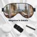 Eiffel Tower Adjustable Blackout Sleep Mask - Unisex Eye Mask for Travel Yoga & Naps - Buy Online on GoSupps.com