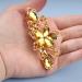 Yheakne Rhinestone Bridal Hair Clip Barrette - Gold Crystal Wedding Headpiece for Women & Girls - Buy Online on GoSupps.com