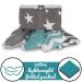 Breathable Baby Diaper Wrap Pad | Washable & Reusable Infant Toddler Ceiling Pad - 50x70 cm Star Blue - Buy Online on GoSupps.com
