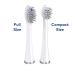 Waterpik Sonic-Fusion Replacement Brush Heads - SFFB-2EW 2 Count | Full Size White - International Shipping Available - Buy Online on GoSupps.com