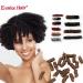 3 Packs Eunice Hair Saniya Curl Ombre Braids - 20 Inch Bouncy Synthetic Crochet Hair (1B Gray) - Free Hook Included - Buy Online on GoSupps.com