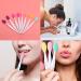 ZISHAN 14 pcs Lip Scrub Brush Double-Sided Lip Brush Lip Exfoliating Brush Soft Lip Lcrubber for Dark Lips for Men Women Girls Smoother Fuller Lip Appearance - Buy Online on GoSupps.com
