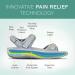 Orthofeet Arch Support Sandals for Women - Heel & Foot Pain Relief - Calypso 8 Wide Grey - Buy Online on GoSupps.com