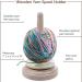 AnNafi Classic Wood Yarn Holder with Twirling Mechanism - Knitting & Embroidery Accessory Gift | Craft & Sewing Supplies - Yarn Organizing Tool - Buy Online on GoSupps.com
