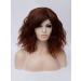 Amyhome Dark Brown Short Curly Cosplay Wig - 35cm Heat-Resistant Synthetic Hair for Halloween Parties & Everyday Wear - Buy Online on GoSupps.com