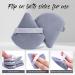 BEAKEY 10 Pcs Gray Soft Triangle Powder Puffs - Latex-Free Makeup Puffs for Face & Foundation - Ideal for Setting Powder & Liquid Foundation - Buy Online on GoSupps.com