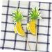 OHPHCALL 10 PCS cake decorations wedding decoration cake toppers hawaiian decor cupcake sticks cupcake topper decorations cupcake pick sticks cupcake picks paper cup 3d props Wooden medium Yellow - Buy Online on GoSupps.com