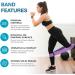 Beenax Fabric Resistance Bands Set - 3 Long/Short Exercise Loop Bands for Women with 3 Resistance Levels - Ideal for Workout, Fitness, Stretching, Pull Up, Leg, Glutes, Squat, Strength Training (Violet Pink Green) - Buy Online on GoSupps.com
