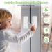 2Pcs Window Restrictors - Versatile Self Adhesive Locks for UPVC Windows, Refrigerators & More - Childproof Safety Cable Lock with Key - Buy Online on GoSupps.com