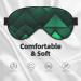 Shop Black and Gold Geometric Print Unisex Sleep Mask | Double-Sided Eye Mask for Sound Sleep & Skin Care - Buy Online on GoSupps.com