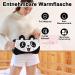 3-in-1 Portable PVC Panda Hot Water Bottle | Soft Waist Cover & Hand Warmer for Pain Relief - Ideal for Kids & Adults - Buy Online on GoSupps.com