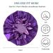 COOLCHI Satin Bonnet Cap Set for Women - Adjustable Silk Hair Wrap for Long Curly Hair - Khaki & Purple - Buy Online on GoSupps.com