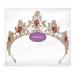 Minkissy Gemstone Crown Tiara - Red Crystal Rhinestone Queen Princess Pageant Hair Accessory for Wedding Party - Buy Online on GoSupps.com