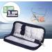 LAMELLIS 10X Insulin Cooler Travel Case Diabetic Medication Organizer Cooler Bag Navy Blue - Buy Online on GoSupps.com
