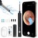 Ear Wax Removal Wireless Ear Cleaner with Camera Ear Wax Removal Tool Camera with 1080P HD Otoscope with 6 Lights Ear Wax Remover for iPhone iPad Android Phones Black