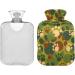 Naanle Camouflage Cat's Paw Heat Bottle 1L with Cover | Hot Water Bottle for Bed & Pain Relief | Heat & Cold Therapy - Buy Online on GoSupps.com