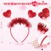 Frcolor Valentine's Day Heart Headband & Sunglasses | Sequin Heart Costume Accessories for Parties - Buy Online on GoSupps.com