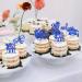 Pack of 24 Graduation Cake Decorations Graduation Cupcake Toppers Graduation Cake Decorations Cake Toppers for Graduation Parties Graduation Proms Dark Blue - Buy Online on GoSupps.com