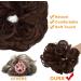 OMGREAT 2PCS Dark Auburn Updo Messy Hair Buns Curly Wavy Ponytail Extensions - Buy Online on GoSupps.com