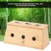 3 Holes Moxa Moxibustion Box | Acupuncture Healing Therapy for Fatigue Relief - Buy Online on GoSupps.com