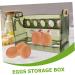 Zerodeko Egg Storage Box Plastic Serving Tray Egg Container for Refrigerator Clamshell Multi-layer Egg Box - Buy Online on GoSupps.com