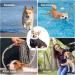 OWBB Extra Suction Dog Bath Towel & Bathrobe - Fast Drying Pet Coat with Adjustable Straps (Black XS) | Ideal for Dogs & Cats - Buy Online on GoSupps.com