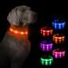 Masbrill LED Dog Collar - Luminous Waterproof Adjustable Safety Band with 3 Flashing Lights for Small Medium & Large Dogs (48-60cm / 19-23.6inch) - Orange - Buy Online on GoSupps.com
