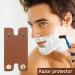 Petufun Leather Razor Head Protection | Durable & Portable Razor Blade Guard with Safe Button Lock | 85x45mm Brown - Buy Online on GoSupps.com