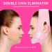 Double Chin Eliminator Chin Strap for Double Chin for Women Breathable and Comfortable V Line Lifting Mask for Women Double Chin Face Lift Prevent Sagging Get Rid of Double Chin (Pink) - Buy Online on GoSupps.com