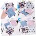 Healeved 4-Piece Storage Bags Set | Women's Bandages Tampon Holder & Hygiene Bag | Ideal for Breastfeeding Inserts Lipstick & More | 13x13x2cm - Buy Online on GoSupps.com
